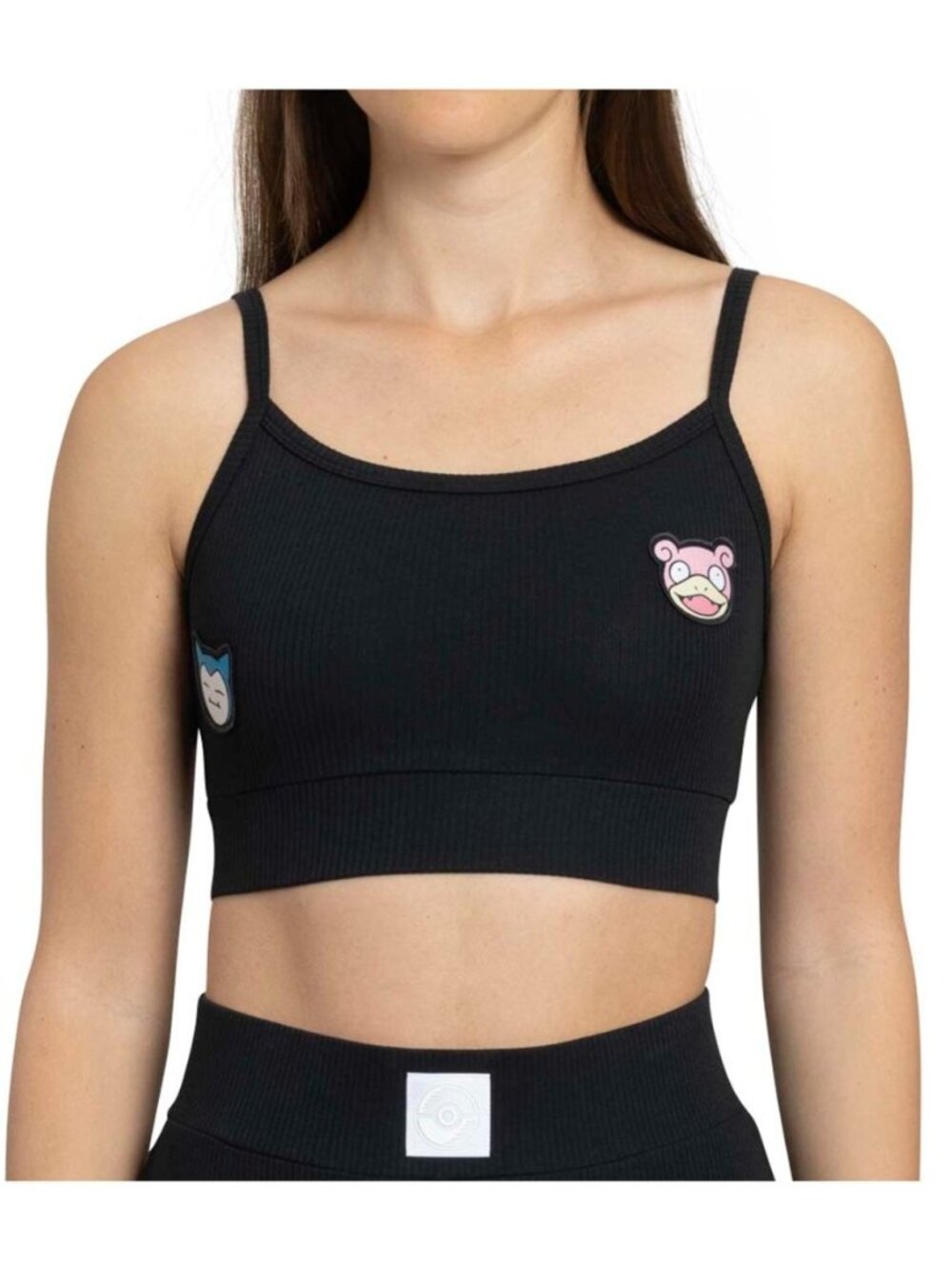 NWT Pikachu & Friends Pokémon Lounge Black Bralette - Women - S